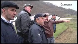 Абдулмуслим Абдулмуслимов и Набиюла Карачаев в Казбековском районе