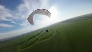 Полеты на прараплане с лебедки