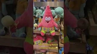 New Spongebob Shake Action Plush Patrick at Universal Studios Orlando Florida