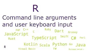 R - Command line arguments and user keyboard input