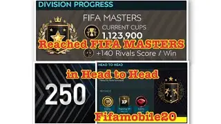 Reached FIFA MASTERS DIVISION IN H2H(Head to Head)! , GamePlay vs Top Players