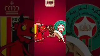 فوز منتخب المغرب على نظيره منتخب بلجيكا 2_0