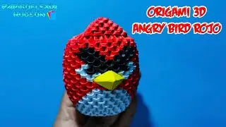 Origami 3D Angry Bird rojo (Remake)