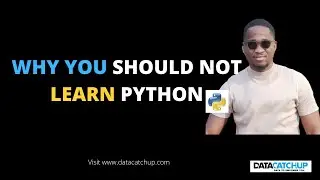 Why You Should Not Learn Python