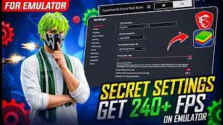 🔥 240 FPS Free Fire on PC  | Experimental FPS Boost | Bluestacks 5 | MSI  