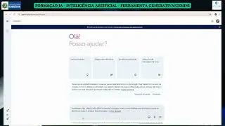 TESTANDO O GEMINI - FORMAÇÃO IA/FERRAMENTAS GENERATIVAS