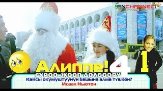 Алиппе - 4 / Жаны жылдык чыгарылыш / Суроо-жооп долбоору / Каналга жазылгыла!