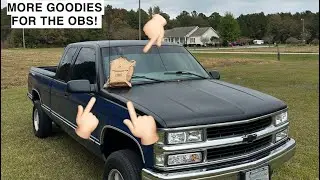 FINALLY GETTING AROUND TO CHANGING ALL 3 DOOR HANDLES ON MY 97 OBS AN ADDING NEW LEDS! 😱😱😱😱