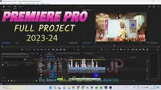 FULL DATA ADOBE PREMIERE PRO PROJECT 2023 24 ! PREMIERE PRO ONLINE VIDHI PROJECT ! EDITING JP !