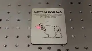 Gravação de Antilope em mdf - Mettalforma