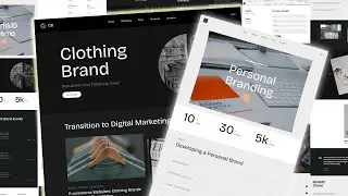 Website Builder for Stylist | Clothing Brand Website Template | MarkM5 Mobirise Theme