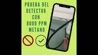 PRUEBA TU DETECTOR DE FUGAS DE GAS