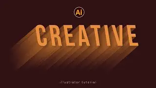 3D Text Effect in Adobe Illustrator