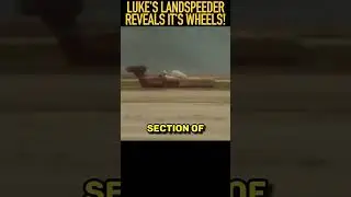 RARE STAR WARS FOOTAGE: Luke’s Landspeeder had WHEELS! 