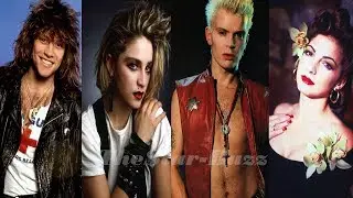 80s MUSIC STARS | 50  Music Stars From 80's Then and Now(Name and Age)