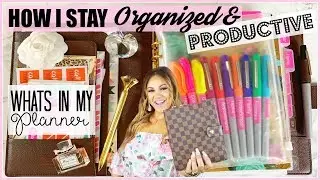 HOW I STAY ORGANIZED AND PRODUCTIVE | WHATS INSIDE MY PLANNER 1920 x 1080