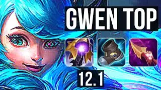 GWEN vs ORNN (TOP) | Rank 2 Gwen, Legendary, Rank 28 | EUW Challenger | 12.1