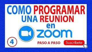 como PROGRAMAR una REUNION en ZOOM