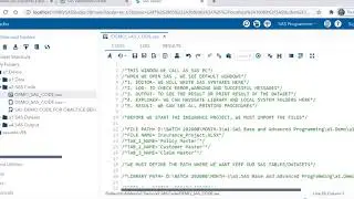 How to run sas code in university edition sas studio