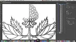 Digital Literacy // Totem Tracing with Mirror (Illustrator)