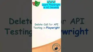 Playwright Tutorial | Delete Call For API Testing with Playwright #playwright