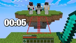 CUANDO el TIEMPO ACABA se ACTIVA el PVP en MINECRAFT