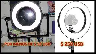 DIY: Como hacer un aro de luz | fácil y rápido - myriamsilla hernandez