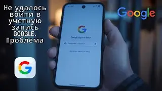 Не удалось войти в учетную запись Google. Проблема