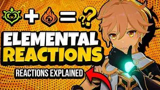 Elemental Reactions in Genshin Explained Easy!