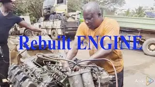 Preparing to Start Benz V8 Rebuilt, Overhaul ENGINE