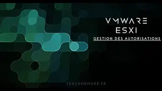 vmware esxi : Gestion des permissions