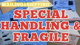 How To Send and  Ship SPECIAL HANDLING AND FRAGILE PACKAGE Using Post Office Service