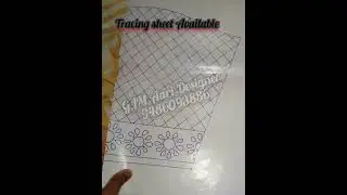 Aari Tracing sheet Available....Aari & Tracing Classes also taken in tamil.....#aari #tracing
