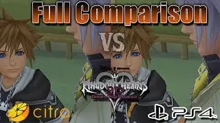 Kingdom Hearts Dream Drop Distance - Citra Vs Ps4 (Nintendo 3DS Emulator vs Ps4 (Comparison))