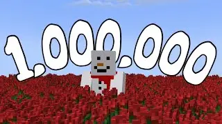 Farming 1,000,000 ROSES in MINECRAFT