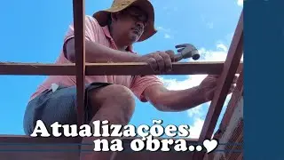 Atualizações na obra, colocamos o telhado + encanamento e sobre a mudança ❤️- Mah Santtos