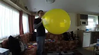 Tuftex 24 Inch Yellow Balloon Blow to Pop btp b2p tt24