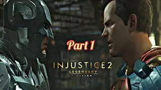 INJUSTICE 2 GAMEPLAY:- STORY MODE BATMAN VS SUPERMAN FIGHT #part1