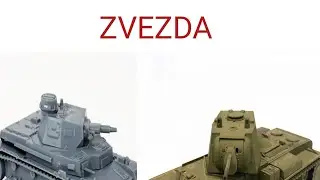 Сборные модели танков КВ 1 и Pz 4 D (ZVEZDA)