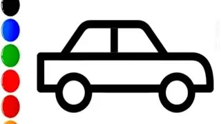 Car Drawing ||How to Draw car Easy step by step for kids ||Simple Car Drawing ||