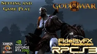 RPCS3 v0.0.18 | God Of War 3 + FidelityFX 4K 60FPS | Settings Config | Ryzen 5900X + RTX 2080 Ti