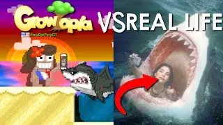 Growtopia Vs Real Life (FUNNY VERSION!)