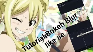 Tutorial blur bokeh like ae