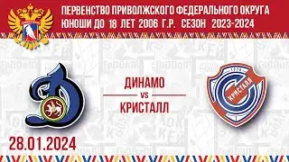 ДИНАМО vs КРИСТАЛЛ 2006 28.01.2024.