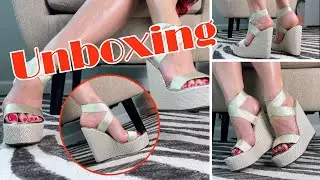 Platform Wedge Sandals Unboxing - Spring 2024 Shoe Fashion