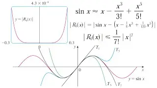 Example 2: Approximating sin(x) with Taylor Polynomials and Calculating its Error