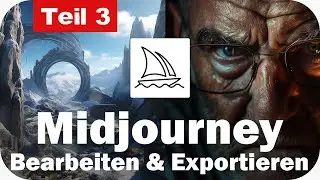 Midjourney für Anfänger Teil 3 - Bilder erzeugen, bearbeiten & exportieren - Tutorial [deutsch]