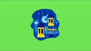 Ramdan Kareem logo green screen effect 4k || green screen videos ||