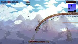 Terraria But Its Calamity Death Mode; #4, struggling to fight a shroom crab