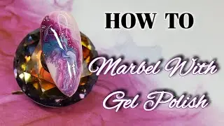 How To: Gel Marble | Marble using Gel Polish | Easy Nail Art 2021